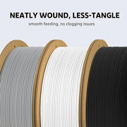 ELEGOO PLA+ Filament 1.75mm White 1KG, PLA Plus Tougher and Stronger 3D Printer Filament, Dimensional Accuracy +/- 0.02mm, 1kg Cardboard Spool(2.2lbs) Fits for Most FDM 3D Printers