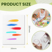 White Card A4 90 Sheets 160Gsm Thick Cardstock for Printing Arts and Crafts