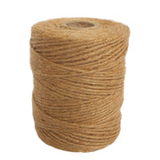 ANSIO Natural Jute Twine, 101 m / 333 ft – 2 mm 3-ply - Pack of 1 | Rustic Brown Garden Twine String for Crafts, Floristry, Gift Wrapping & Plant Tying