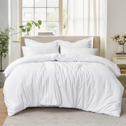 Tifschlaf Pillow Cases 2 Pack - White Pillowcases Plain Pack of 2, Super Soft Brushed Microfiber Standard Queen Pillow Covers With Envelope Closure, 50x75 cm