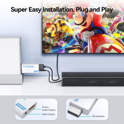 GANA Wii to HDMI Converter, 1080P Wii HDMI Adapter with 3.5mm Audio Jack | Plug and play, supports all Wii display modes, compatible with Wii/Wii U, HDTVs, monitors and projectors
