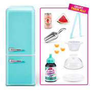 Mini Brands Fill The Fridge Playset w/UV Light by ZURU, Collectibles, DIY, Resin Play, Exclusive Recipe, NOT Edible, 8+