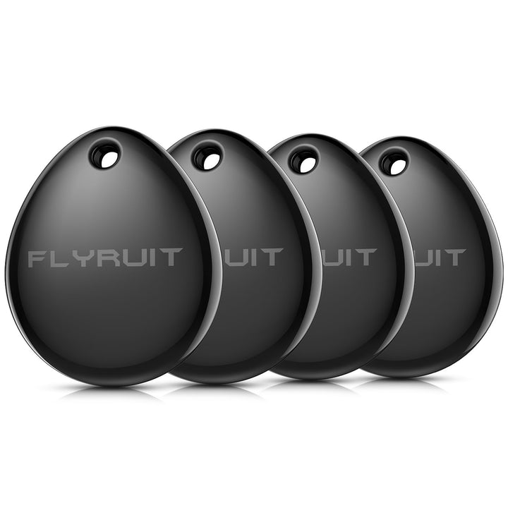 Air Tracker Tags-4 Pack for Apple Find My, iOS Only, Official MFi Certified | Mini Bluetooth Key Finder locator with sound, Travel Cruise Essential, Smart Luggage tracker for iPhone, Suitcases, Backpack