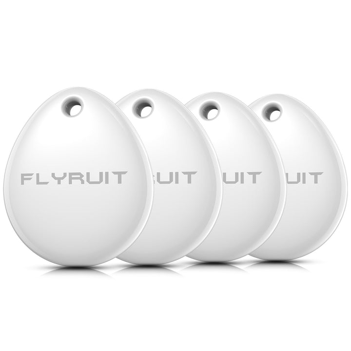 Air Tracker Tags-4 Pack for Apple Find My, iOS Only, Official MFi Certified | Smart Bluetooth Luggage Tags, Tracking Device for Iphone, Mini Key Finder Locator for Luggage, Backpack, Wallet, Bags, eBike