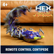 HEX BOTS Explodapede Robotic Centipede Remote Control Toy | Burst Open with a Click, Glowing LED Eyes, Autonomous or RC Movement, Easy to Use Remote, Prank Toy Gifts for Kids Ages 4+