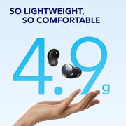 Soundcore by Anker Space A40 Adaptive Active Noise Cancelling Earbuds | Reduce Noise by Up to 98%, Ultra Long 50H Playtime, 10H Single Playtime, Hi-Res Sound, Comfortable Fit, Wireless Charge