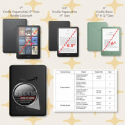 Lash Next Door Midnight Scales Kindle 12th Gen & Colorsoft Case with Strap | Built-In Stand, Hand Strap, Smart Magnetic Closure, Protective Cover Compatible with Kindle Paperwhite 12th Gen and Colorsoft