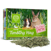 Small Pet Select 1st Cutting Timothy Hay for Rabbits & Guinea Pigs, 2 lb | High Fiber Natural Hay, Grown in USA, Long Coarse Strands for Dental Wear, For Chinchillas, Hamsters, Bunnies & Small Pets