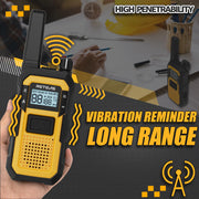 Retevis RB48 FRS Walkie Talkies Long Range,Mil-Standards 810H Two Way Radio | Rugged&IP67 Waterproof & Floating, Emergency Radio, Heavy-Duty,Dual PTT,Vibration Alert,NOAA,Rechargeable,20hr Battery,2 Pack