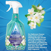 Astonish White Jasmine & Basil Bathroom Cleaner Spray, 750ml, Cruelty-free, Vegan
