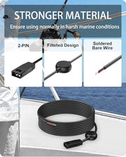 KWRNVO PC11 Power Cord for Humminbird 9.8FT/3M Standard 720057-1 Compatible with Humminbird All Helix, PiranhaMAX and Earlier Models Including 300, 500, 600, 700, 800, 900, 1100 Series Fish Finder