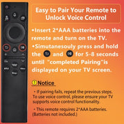 Replacement for Samsung TV Remote, for All 2019-2026 Samsung Remote Control for Smart TV with Voice Control. 2-Year Full Warranty.