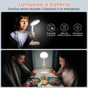 One Fire Rechargeable Lamp, Portable Light, Reading Light,Long Battery Life | Dimmable Brightness Adjustment, 300 lumens of high brightness, Crafting, Office, Reading