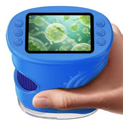 4K 1000X Handheld Digital Microscope for Kids with 2.0" IPS Screen(Blue) | 200-1000X Magnification, STEM Toys Birthday Gifts for Girls Boys Child, Science Kits for Kids Age 4-12