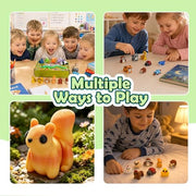 Cybermaker 40PCS Mini 3D Printed Animals, Articulated Fidget Toys for Kids | Sensory Toys, Party Favors, Classroom Prizes, Birthday Goodie Bag Stuffers