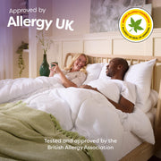 Slumberdown Anti Allergy Double Duvet 10.5 Tog - Allergy UK Approved All Year Round Double Quilt for Allergy Sufferers - Made in the UK, Anti Bacterial and Machine Washable Bedding (200 x 200cm)