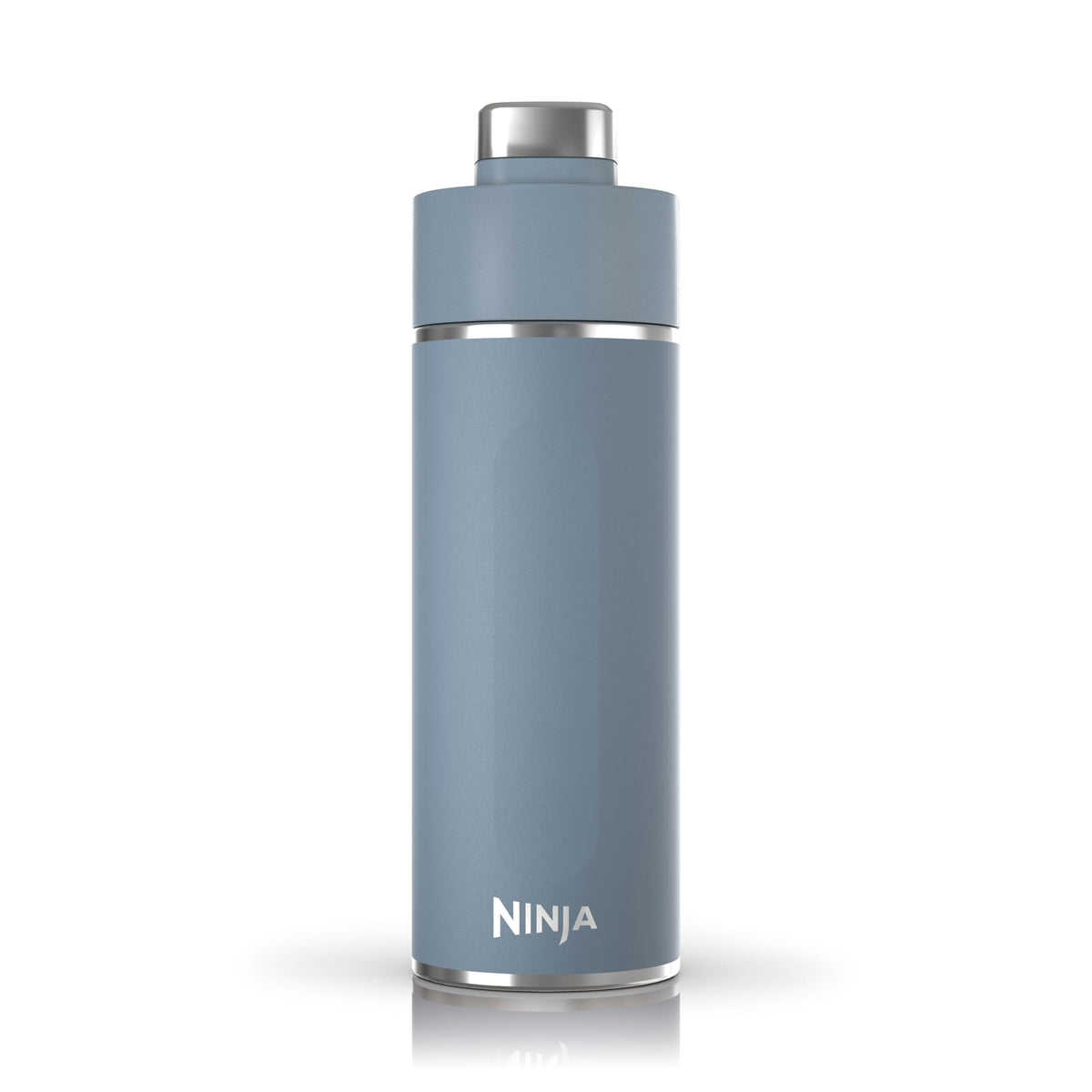 Ninja Thirsti Water Bottle and Flask 700 ML, Blue, with Leak-Proof Lid | Designed For Carbonated, Hot & Cold Drinks, Ideal For Travel & Sports, Triple Insulated, Stainless Steel Bottle, DW2401EUUKBL