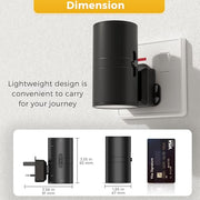 LOHAS-LED Plug in Night Light,Dimmable Nightlight 100LM,Dusk to Dawn Sensor | Warm White 2700K LED Nightlight, Night Light Plug in Wall for Bedroom Hallway Stairs Bathroom Toddler, 1 Pack