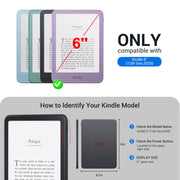 CoBak Clear Case for 6" Kindle Basic 12th Generation 2026 Released, Clear | Ultra Slim Soft TPU Transparent Cover, Lightweight and Durable Protection