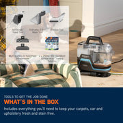 Vax SpotWash Home & Pet Compact Carpet Spot Cleaner CDSW-MPDP | Carpet & upholstery cleaning machine, for homes with pets, everyday spills & stains, included tools & solutions, 4.5kg, 1.1L