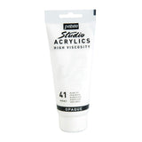 Pebeo 831-041 100 ml Studio Acrylic Paint, Vivid White