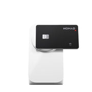 Nomad Tracking Card Pro Black, Premium Wallet Tracker with Apple Find My, 16-Month Battery Life, IPX7 Waterproof, Polycarbonate and Aluminum Design, TSA Approved, Wireless Rechargeable, iOS Only