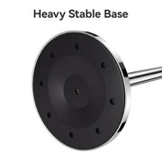 Stainless Steel Free-standing Toilet Roll Holder, Heavey Base,Chrome | Stores 4 Spare Rolls,Heavey Base,Waterproof & Rustproof,No Drilling Needed,Anti-Slip Design,Suitable for Humid Environments