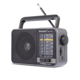 Portable AM/FM Transistor Radio with Loud Speaker, Battery or USB Powered | Compact Emergency Radio for Indoor, Outdoor, Travel & Storms (Model BJL-671)