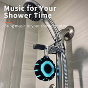 HEYSONG Bluetooth Shower Speaker, IP67 Waterproof, Portable, Clear Sound | Small, Floats on Water, Dustproof, Durable, for Pool, Beach, Kayak & Paddle Board, Gift for Teen Boys & Girls