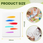 White Card A4 90 Sheets 160Gsm Thick Cardstock for Printing Arts and Crafts