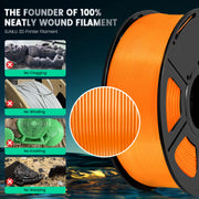 SUNLU Premium PLA+ Filament 1.75mm, Enhanced Durability and High Strength | PLA Plus 3D Printer Filament for 3D FDM Printers, 1kg Spool, pla+ Black