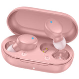 MOZOTER Mini Wireless Earbuds Bluetooth 5.3 in Ear Headphones Headsets | Light Weight,60Hrs Playtime Ear Buds with Charging Case,Smart Touch Control,Premium Sound with Deep Bass for Sport-Pink