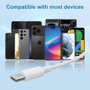 2 Packs USB C Headphones for iPhone 18/17/16/15 Pro Max Plus Type C Earphones with Microphone & Remote Noise Cancelling for iPhone 18 17 16 15 Pro Max Plus,iPad,Galaxy S26/S25/S24/Ultra Note 10/20