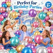 XEANCO Balloons 50 Pack, Beautiful Latex Balloons, Party Balloons, Wedding Balloons for Decoration, Perfect for YOUR Beautiful Parties, Birthdays (10-12 Inches)