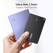UGREEN FineTrack Slim S (Samsung Only) Wallet Tracker Card, | 1-Year Rechargeable Bluetooth Tracker Card Finder Work with Samsung SmartThings APP for Galaxy S25/S24 Ultra -1.7mm