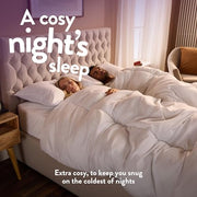 Slumberdown Cosy Nights Double Duvet 10.5 Tog - Breathable & Soft All Year-Round Double Quilt for Summer, Autumn & Winter | UK-Made, Non-Allergenic & Washable (200 x 200cm)