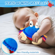 Interactive Crawling Crab Baby Toy, Musical Toy with 40 Songs & Recording | Soft Plush Toy for Tummy Time, Sensory Play, Moving Toy for Baby, Parent-Child Interaction, Gifts for Infants
