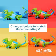 Thames & Kosmos My Robotic Pet: Coding Chameleon STEM Building & Experiment Kit | Color-Sensing Coding Robot for Boys & Girls Ages 8+, Screen-Free Educational Fun, Robotic Reptile with 3 Play Modes