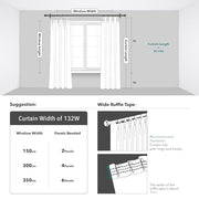 Deconovo Pencil Pleat Curtains Grey Blackout Curtains Bedroom 46x54 1 Pair | Black out Curtains for Living Room,Heat Blocking Bedroom Curtains Blackout,Thermal Curtains,Energy Efficient,Home/Room Decor