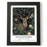 Fans Favourites William Morris - Vintage Art Noevua British Prints, Botanical Wall Art, A History of British Design Collection (Stag, A3, Unframed)