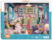 Wonder Forge The Cake Shed 1000 Piece Jigsaw Puzzle for Adults | A Charming Cake Shop Scene, Distinctive, Interlocking Pieces Offer A Sweet Visual Challenge, Ages 14+