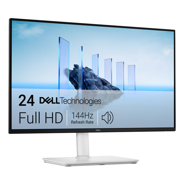 Dell 24 Plus Monitor - S2425HSM - 23.8-inch FHD (1920x1080) 144Hz 1ms Display, 2 x 3W Speakers, HDMI Connectivity, Height/Tilt/Pivot/Swivel Adjustability, AMD FreeSync - Ash White