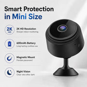 ELEFOCUS Hidden Camera，Mini Camera，2K Spy Camera Wireless for Home Security，Small Indoor Nanny Cam with Night Vision & Motion Detection，WiFi Cameras for Pet/Baby, Camaras Espias Ocultas