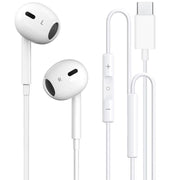 USB C Headphones Wired for iPhone 17/16, Type C Earphones with Microphone & Remote Noise Cancelling Earbuds for iPhone 16/15 Pro Max, iPad, Galaxy S23/S22/S21/S20, Pixel 7/6/5/4