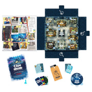Clue Advent Calendar: Secrets Under Snowfall | 24 Days | Family Mystery Games | with 6 Winter-Themed Tokens and Surprise | Ages 10+ | 1+ Players