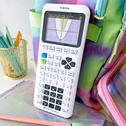 TI-84 Evo Graphing Calculator Texas Instruments, White | Intuitive Icon-based Homescreen, USB-C Charging, Python Programming, Faster Performance, Bigger Graphs than TI-84 Plus CE