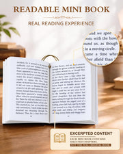 Mini Book Advent Calendar 2026 for Book Lovers, 24 Christmas Ornaments | 24 Readable, Decorative, Collectible Mini Books, Classic World Literature Surprises Christmas Countdown for Adults, Teens