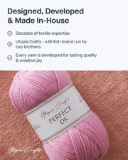 Utopia Crafts DK Double Knitting Yarn 100g (Ochre)