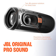 JBL FLIP 5, Waterproof Portable Bluetooth Speaker, Black, Small | Sounds better than ever, Bring the party anywhere, Make a splash with IPX7 waterproof design, A rainbow of colours