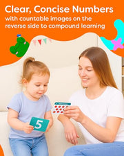 Alphabet Flash Cards - Thick ABC Flash Cards for Kids | Lowercase & Uppercase Letter Recognition Learning Game for Ages 3-6